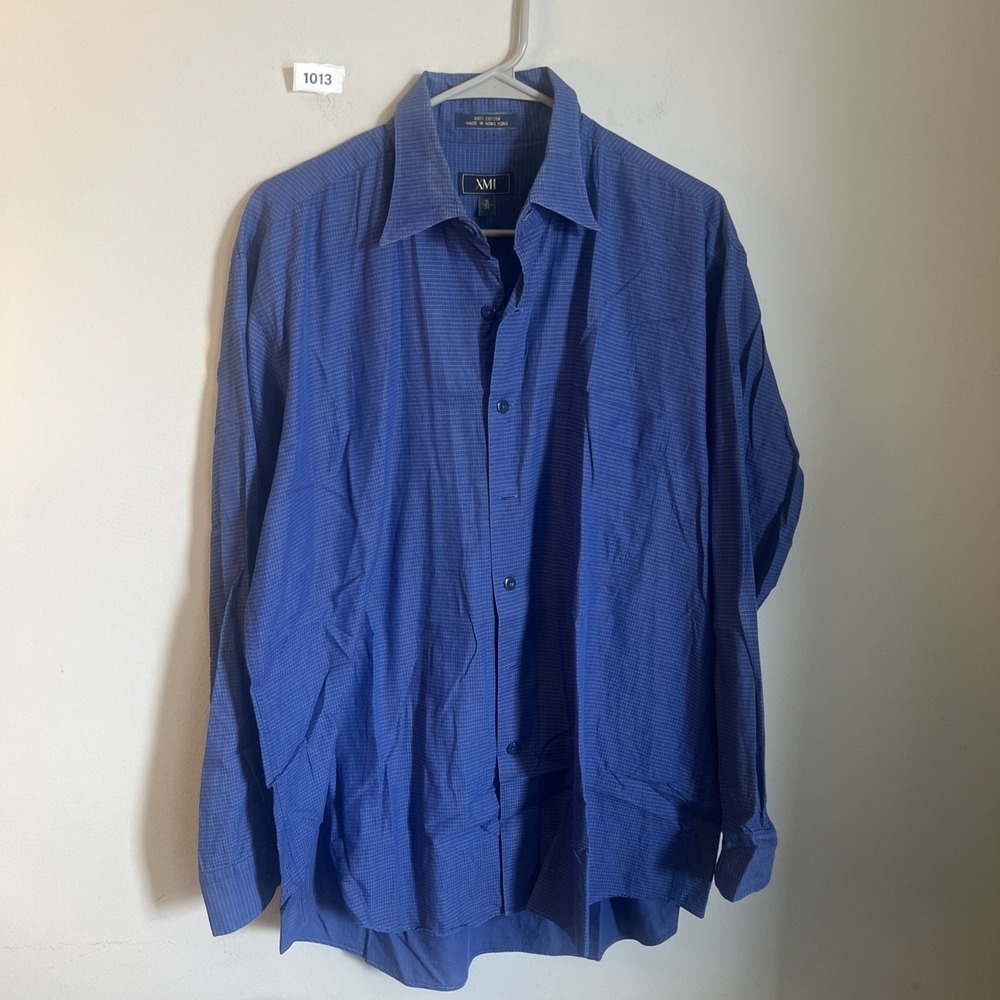 Xmi Long Sleeve Shirt Men's 16 34 Blue